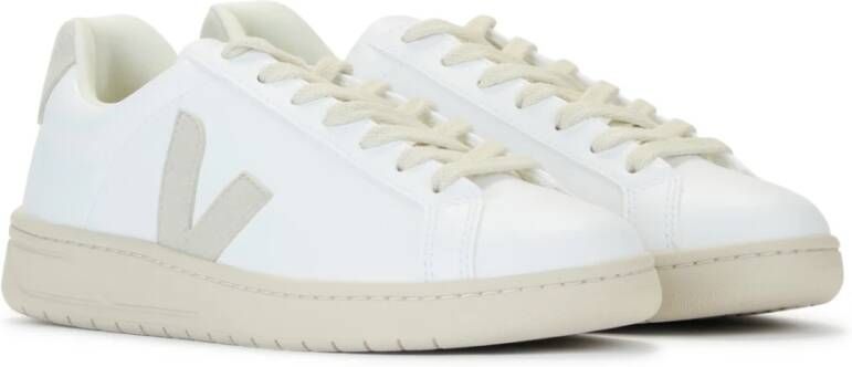 Veja Wit en Beige Vegan Leren Sneaker Wit Heren