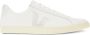 Veja Wit Zilver Logo Leren Sneakers White Dames - Thumbnail 1