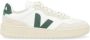 Veja Witte Groene Leren Sneaker V-90 White Heren - Thumbnail 1