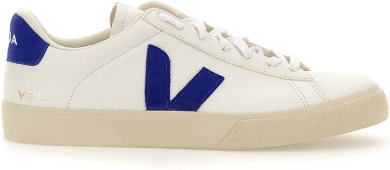 Veja Sneakers van gerecycled leer met rubberen zool White Heren