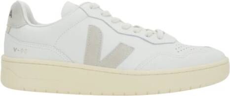 Veja Witte lage leren sneakers White Heren