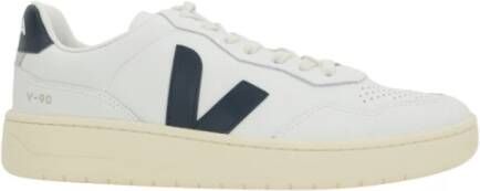 Veja Witte lage leren sneakers White Heren