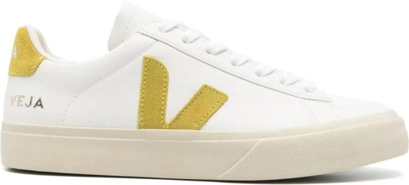 Veja Witte Leren Campo Chfree Schoenen White Heren