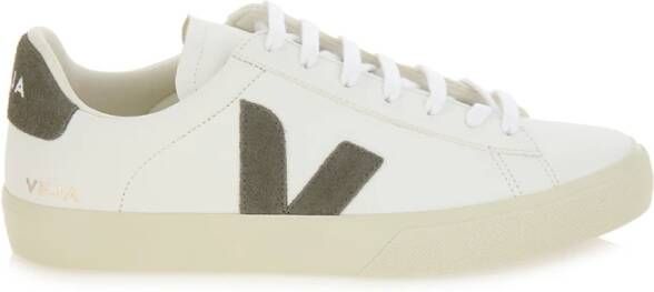 Veja Witte Leren Sneakers Campo Model White Heren