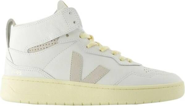 Veja Witte Leren Sneakers Multicolore White Heren