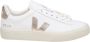 Veja Witte Leren Sneakers Ronde Neus White Dames - Thumbnail 1