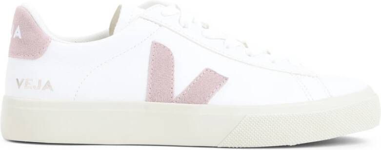 Veja Witte Leren Sneakers voor Vrouwen White Dames