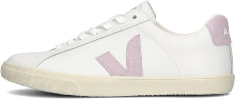 Veja Witte Leren Sneakers White Dames