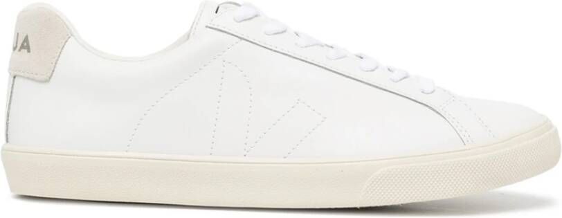 Veja Witte Leren Sneakers White Dames