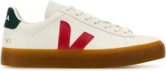 Veja Witte leren sneakers White Dames