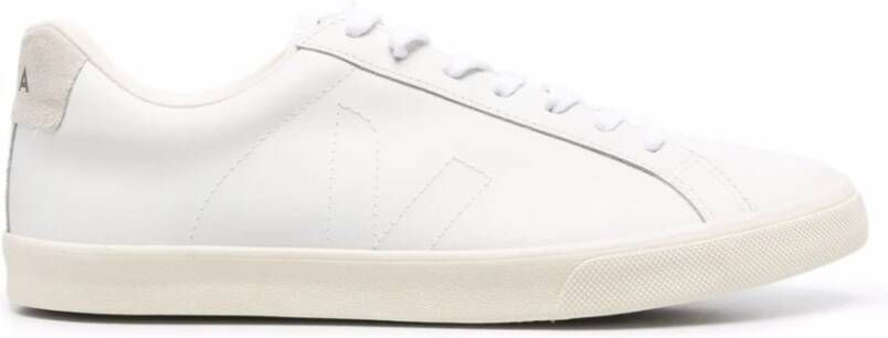 Veja Witte Leren Sneakers White Heren