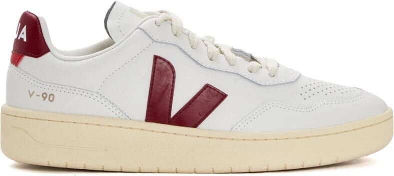 Veja Witte Marsala Leren Sneakers White Heren