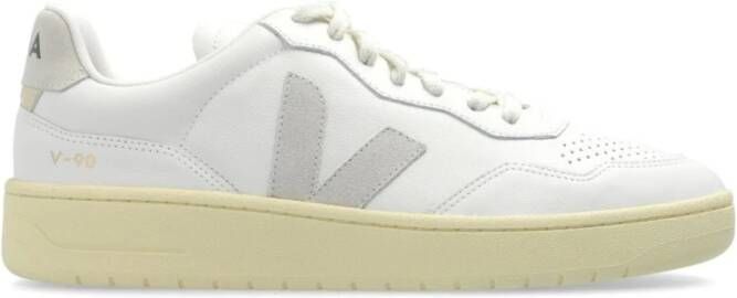 Veja Witte natuurlijke leren sneakers voor White