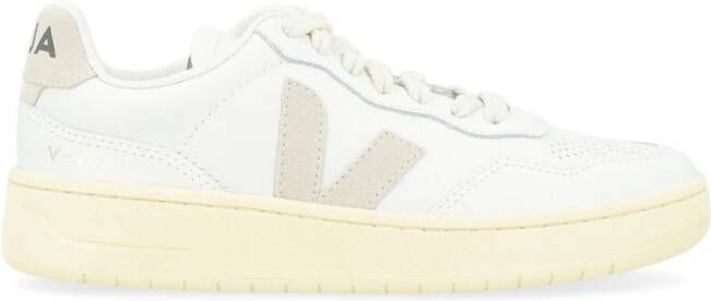 Veja Witte natuurlijke leren sneakers White Dames