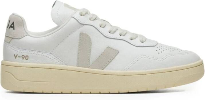 Veja Witte Sneakers met Natuurlijke Accenten White Heren