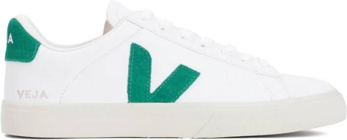 Veja Witte Sneakers Smaragd Accent Stijlvol White Heren