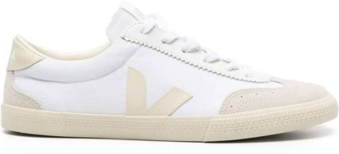 Veja Volley sneaker van canvas met suède details