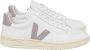 Veja Witte sportieve sneakers met roze details White Dames - Thumbnail 1