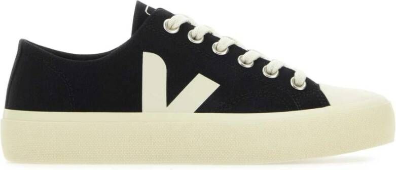 Veja Zwarte canvas Wata II sneakers Black Dames