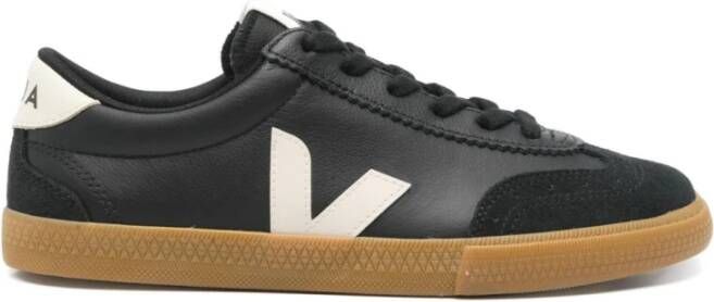 Veja Low-Top Sneakers Volley in zwart