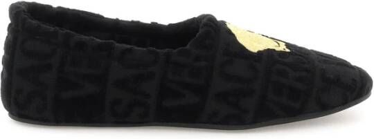 Versace Chaussons Medusa Zwart Dames