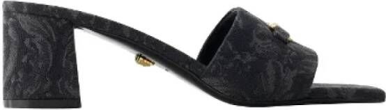 Versace Canvas flats Black Dames