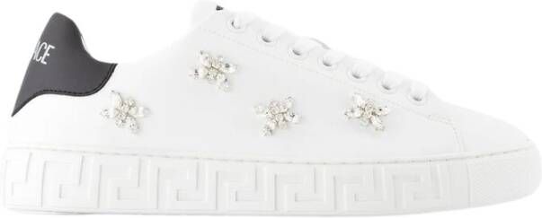 Versace Low-Top Sneakers La Greca Sneakers Canvas White in wit