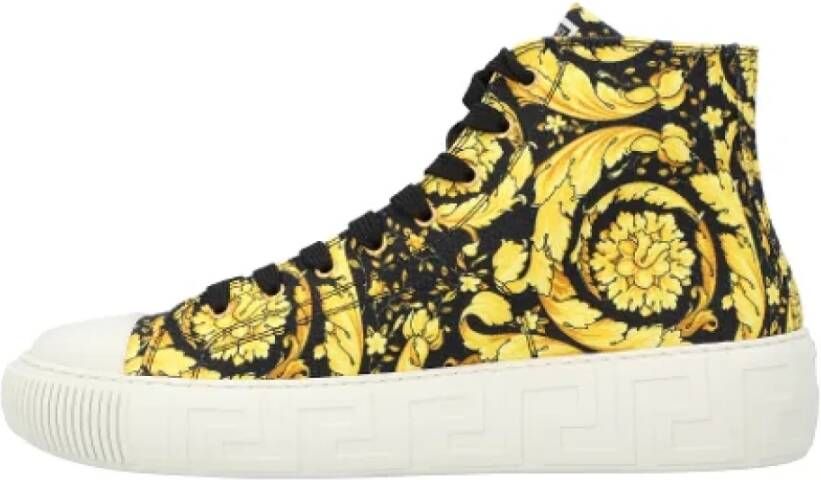 Versace Cotton sneakers Multicolor Heren