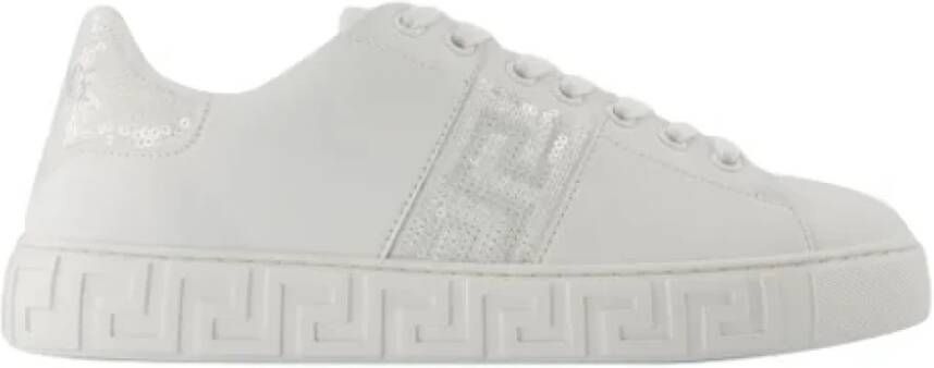 Versace Cotton sneakers White Dames