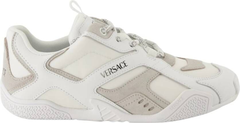 Versace Galaxia Witte Leren Sneakers White Dames