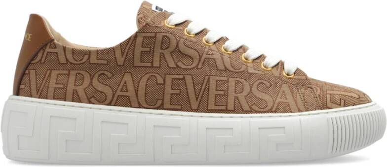 Versace Greca sneakers Beige Dames