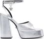 Versace Zilver-palladium sandalen met Medusa Head motief Gray Dames - Thumbnail 1