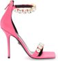 Versace Stijlvolle Zomer Sandalen voor Vrouwen Pink Dames - Thumbnail 4