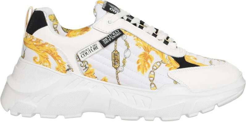 Versace Jeans Couture Abstract Multicolor Speedtrack Sneakers Multicolor Heren