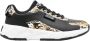 Versace Jeans Couture Atom Sneakers Leer Mesh Bedrukt Gummy Black Dames - Thumbnail 7