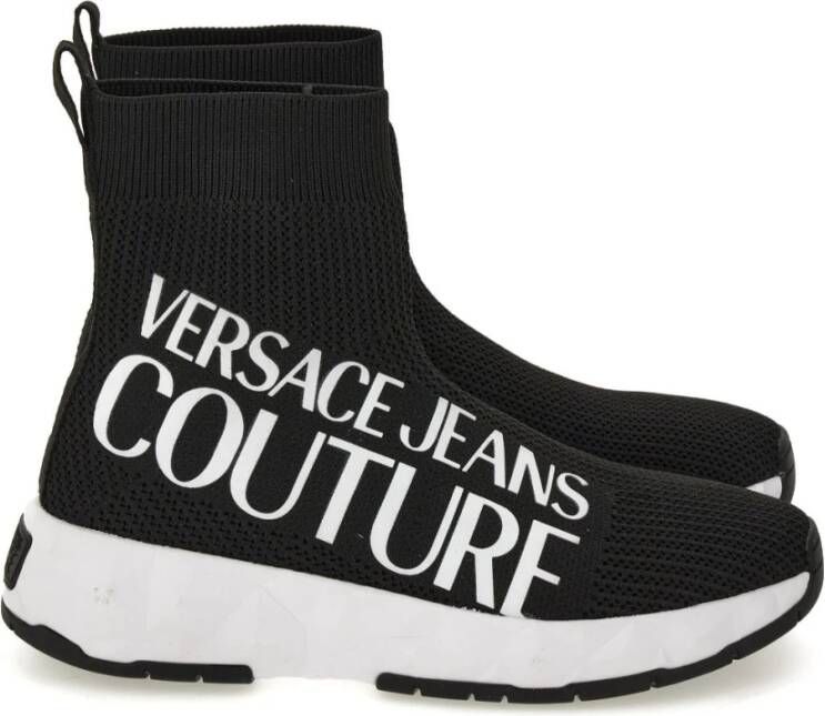 Versace Jeans Couture Gebreide Sneakers Black Dames