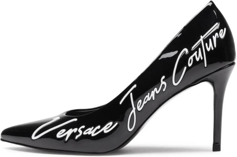 Versace Jeans Couture Zwarte Pumps voor Dames Black Dames