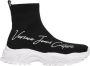 Versace Jeans Couture Zwarte Sneakers voor Vrouwen Aw24 Black Dames - Thumbnail 1