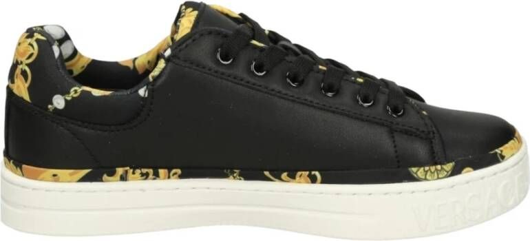 Versace Jeans Couture Court 88 Chain Couture Sneakers Zwart Dames