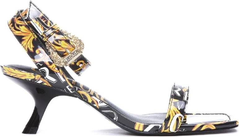 Versace Jeans Couture Logo Couture Hoge hak sandalen Multicolor Dames