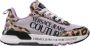 Versace Jeans Couture Luipaardprint Sneakers met Paarse Details Purple Dames - Thumbnail 1