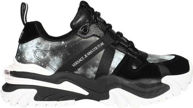 Versace Jeans Couture Mesh Low-Top Sneakers Gray Heren