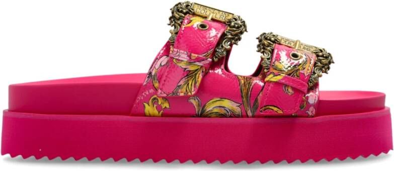 Versace Jeans Couture Plateau sandalen Pink Dames