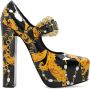 Versace Jeans Couture Zwarte Pumps voor Dames Black Dames - Thumbnail 1