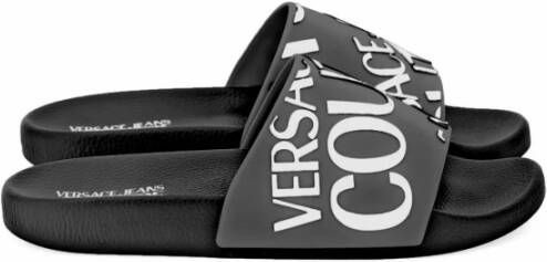 Versace Jeans Couture Zwarte sandalen met ***cv Zwart Dames