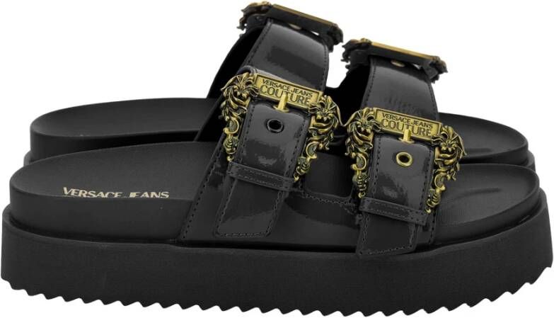 Versace Jeans Couture Sandalen Black Dames