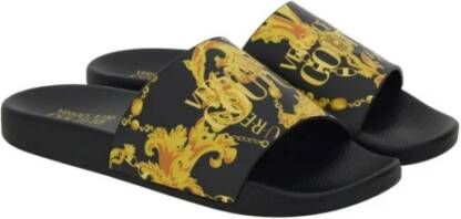 Versace Jeans Couture Zwarte sandalen met ***cv Black Heren