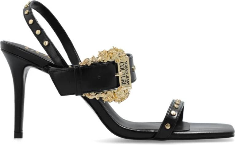 Versace Jeans Couture Sandalen met hak Black Dames