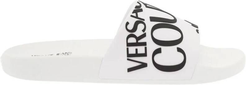 Versace Jeans Couture Logo Multikleur Slides White Heren