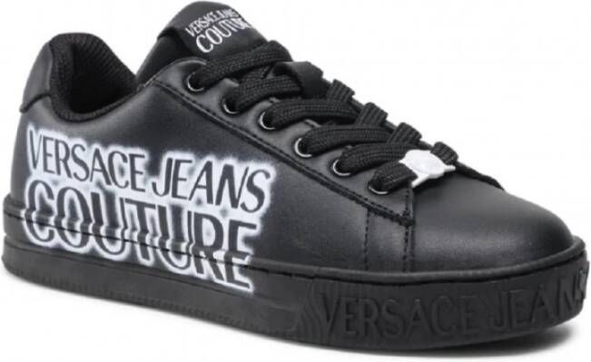 Versace Jeans Couture Scarpa sneakers leer 71Va3Sk7 Zwart Dames